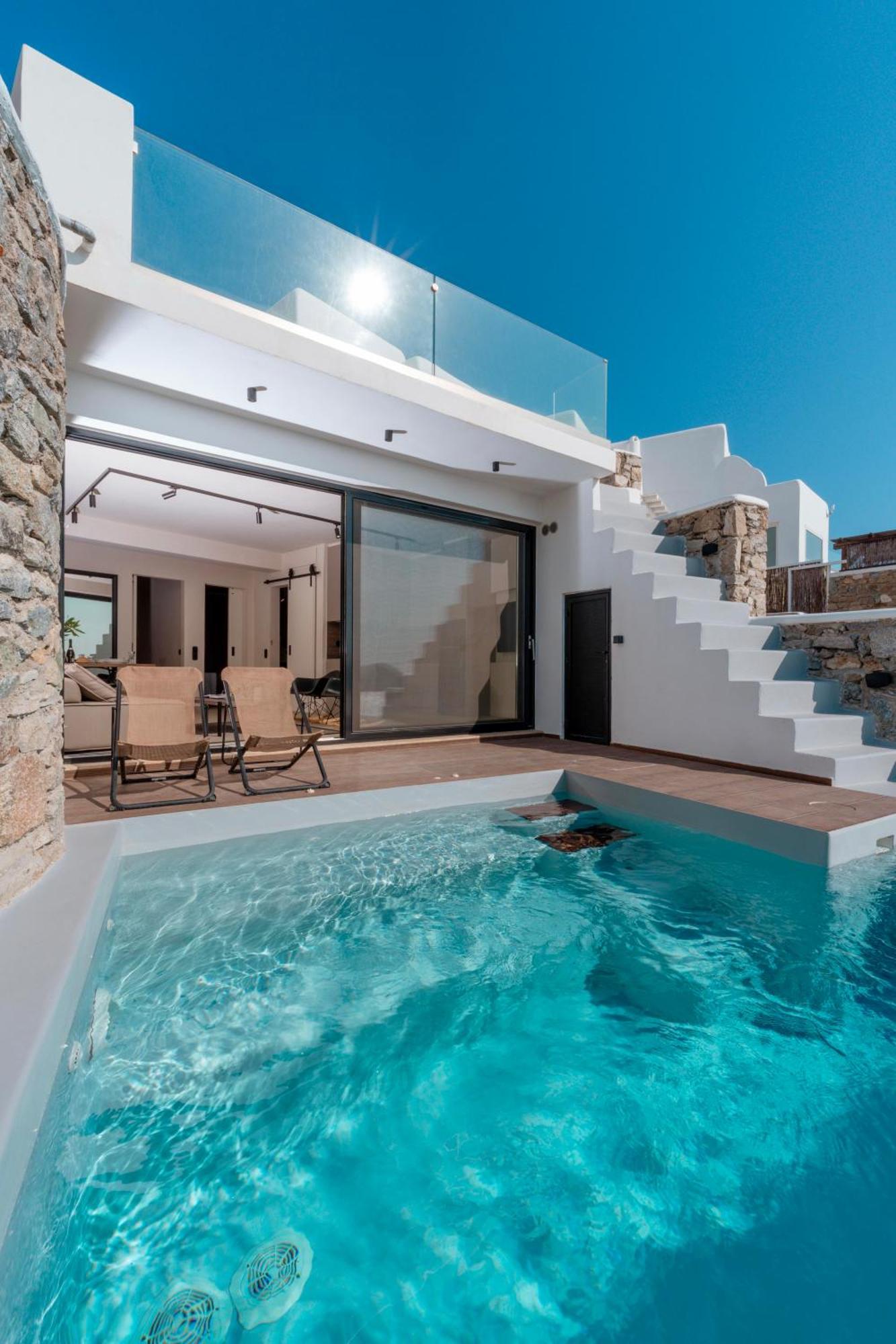 Luxury House With Private Pool At Elia Beach Mykonos Town Exterior photo