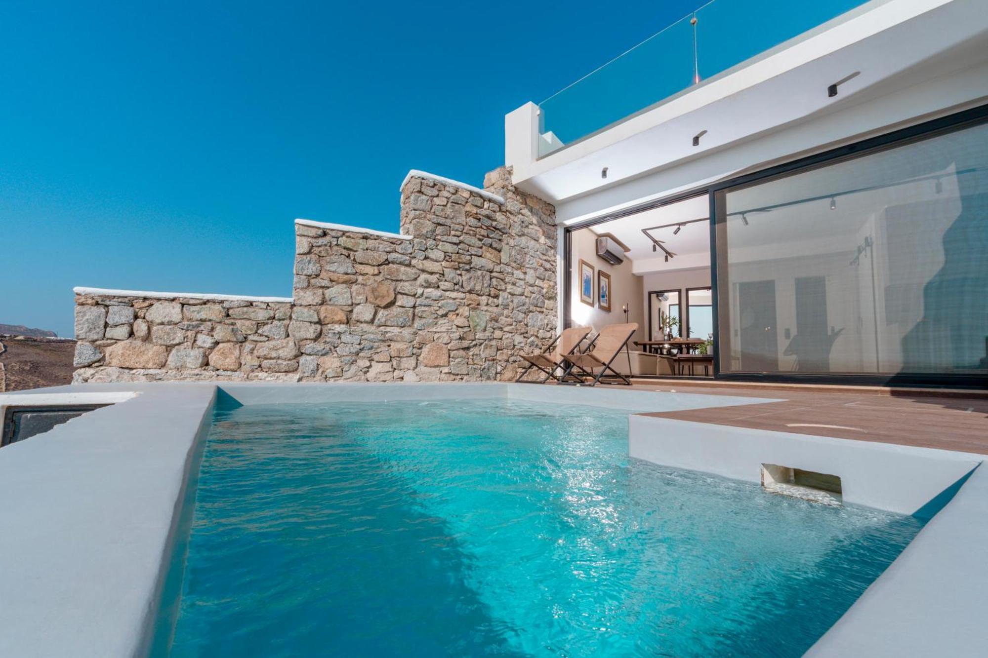 Luxury House With Private Pool At Elia Beach Mykonos Town Exterior photo