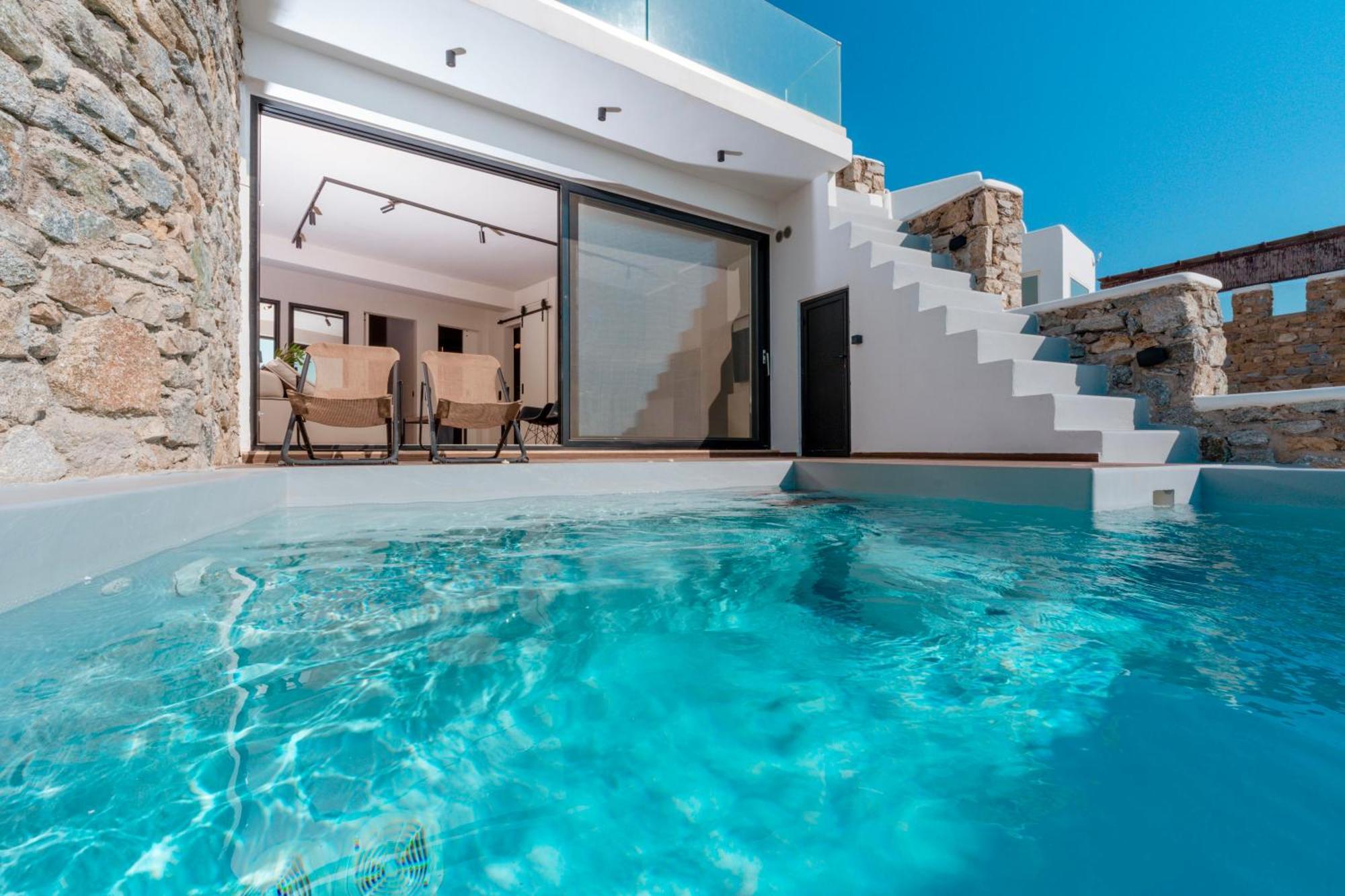 Luxury House With Private Pool At Elia Beach Mykonos Town Exterior photo